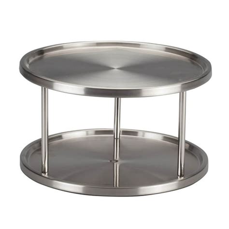 stainless steel cabinet lazy susan|stainless steel lazy susan turntable.